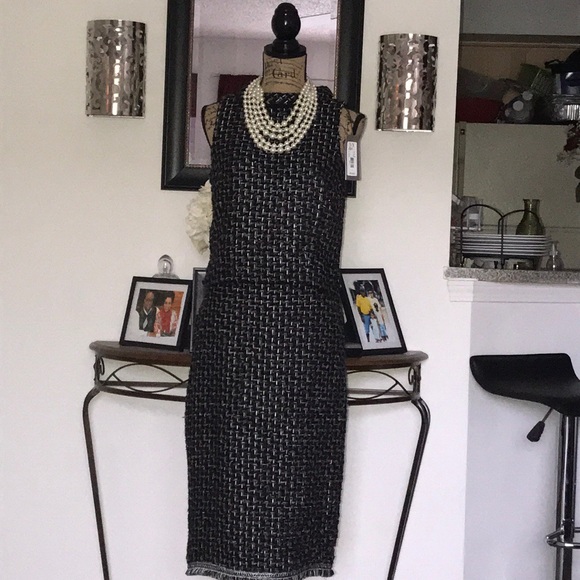 2-piece Eva Mendes houndstooth woven suit - Picture 1 of 5